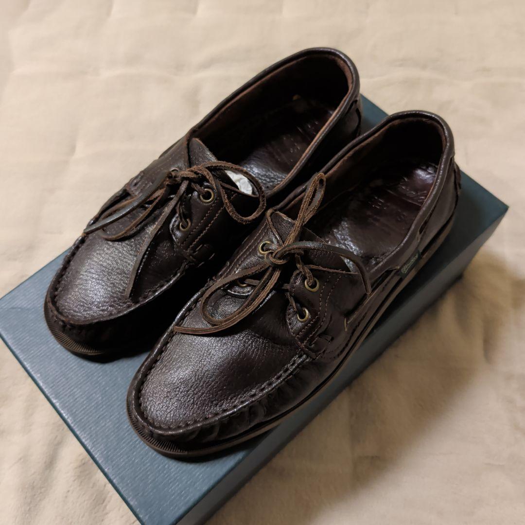 BEAMS別注 Paraboot BARTH 鹿革 マロン 7.5 箱付