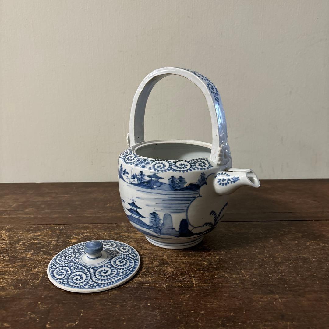 古伊万里染付銚子 酒器 伊万里 有田 波佐見 砥部焼 瀬戸 古民芸 白磁
