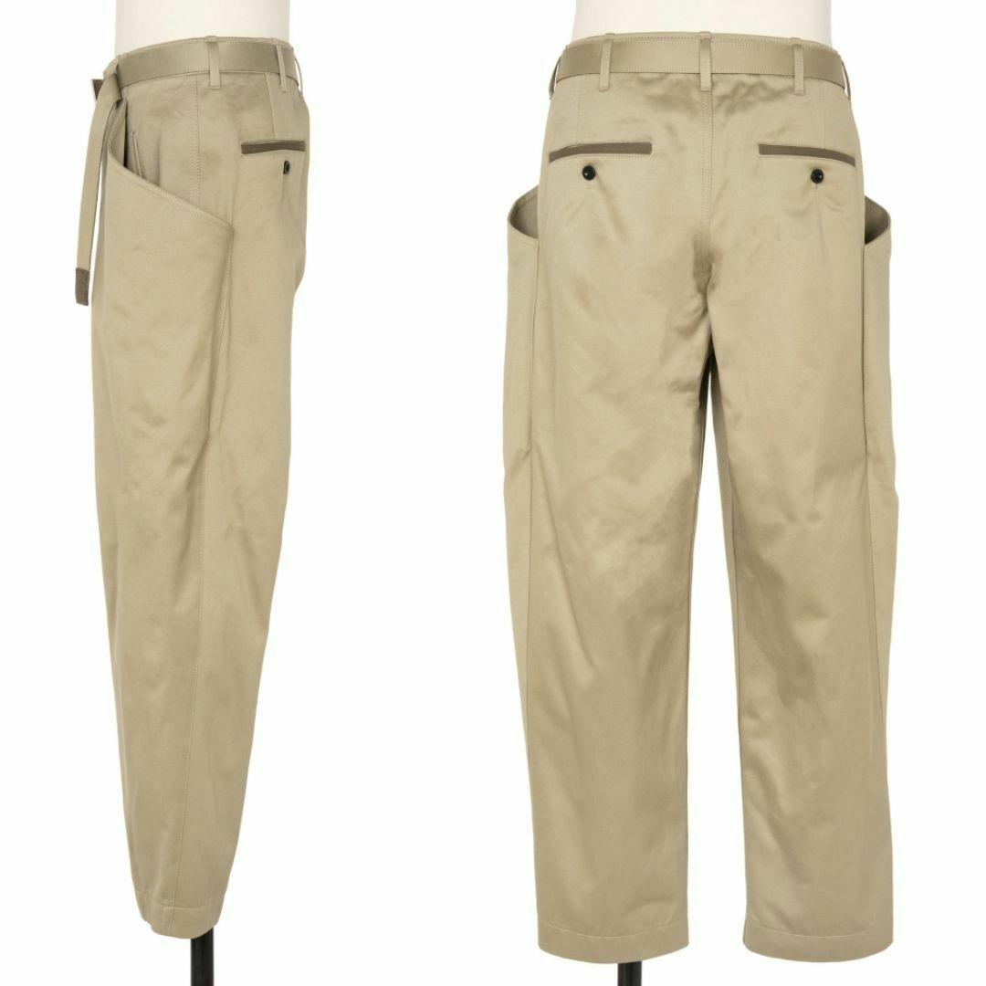 1 ベージュ SACAI 25SS Cotton Chino Pants サカイ - メルカリ