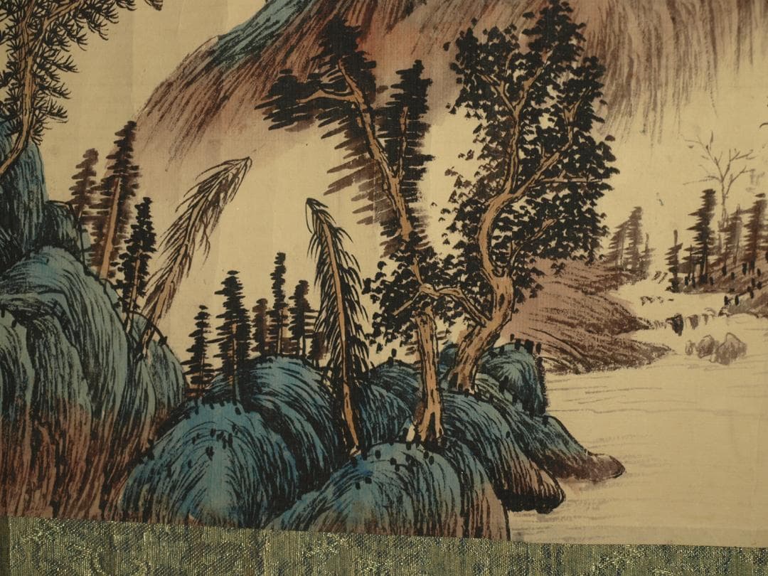 骨董市仕入れ品 中国宋時代の掛軸 激安骨董品 肉筆保証 BD422A11-6