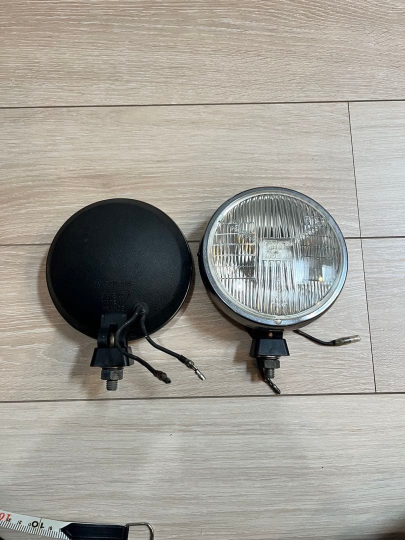 当時物 CIBIE フォグランプ ライト径120φ 丸型 デュアルカウル 当時物