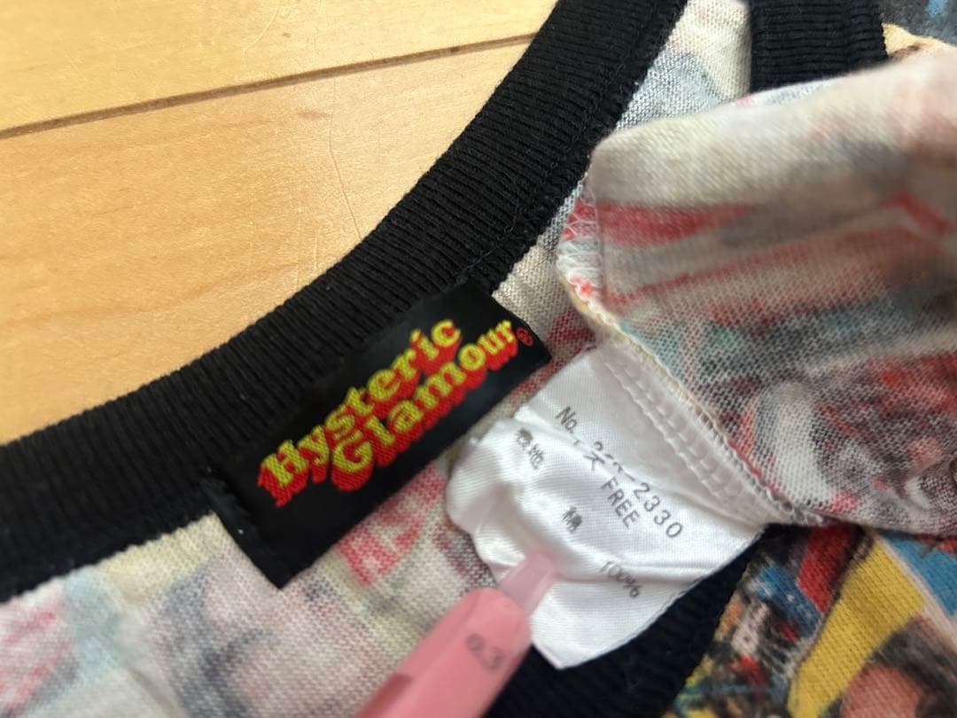 HYSTERIC GLAMOUR コラージュ タンクトップ ガール柄 キャミ