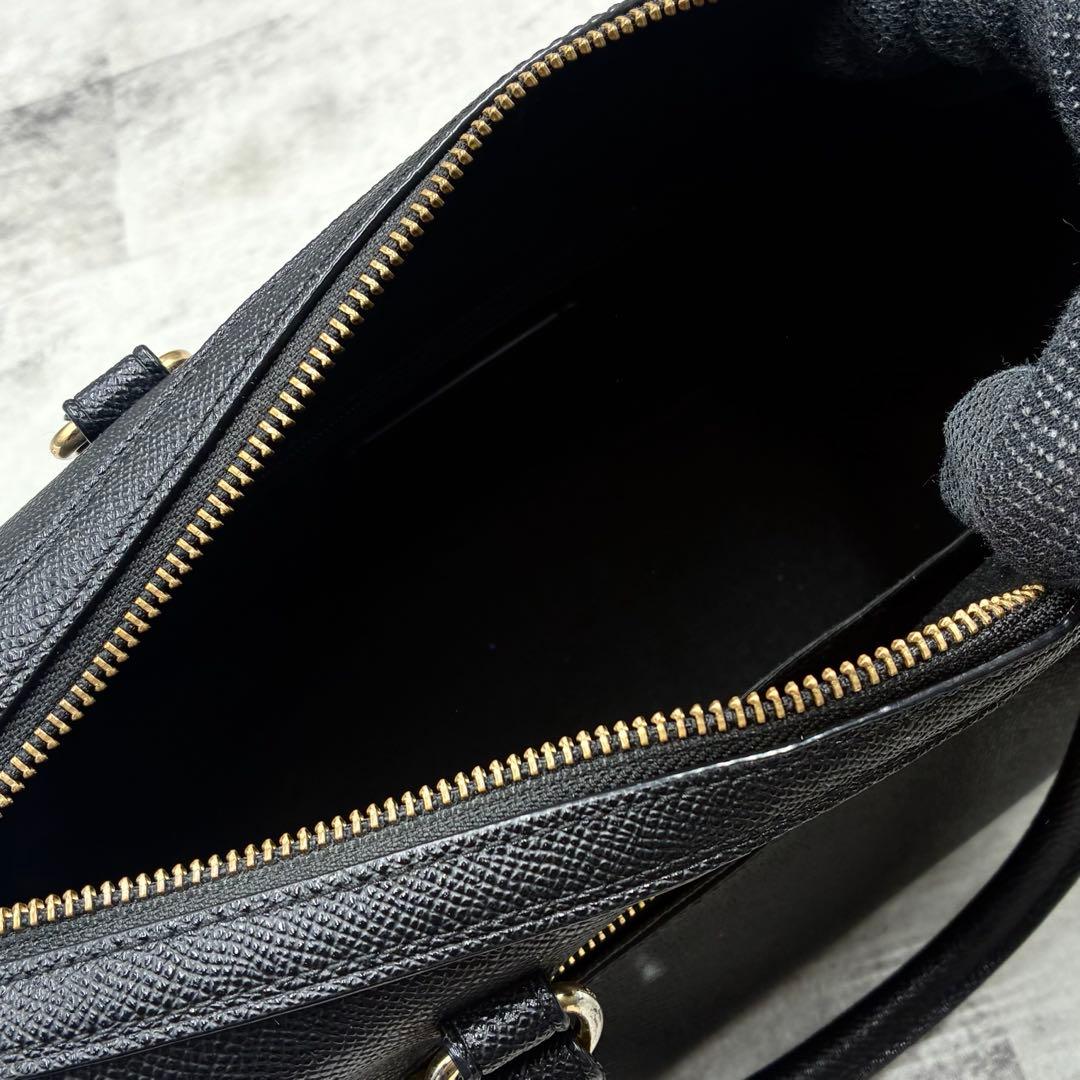 ✨美品✨コーチ　ローアンサッチェル　ショルダーバッグ 2way レザー　ブラック