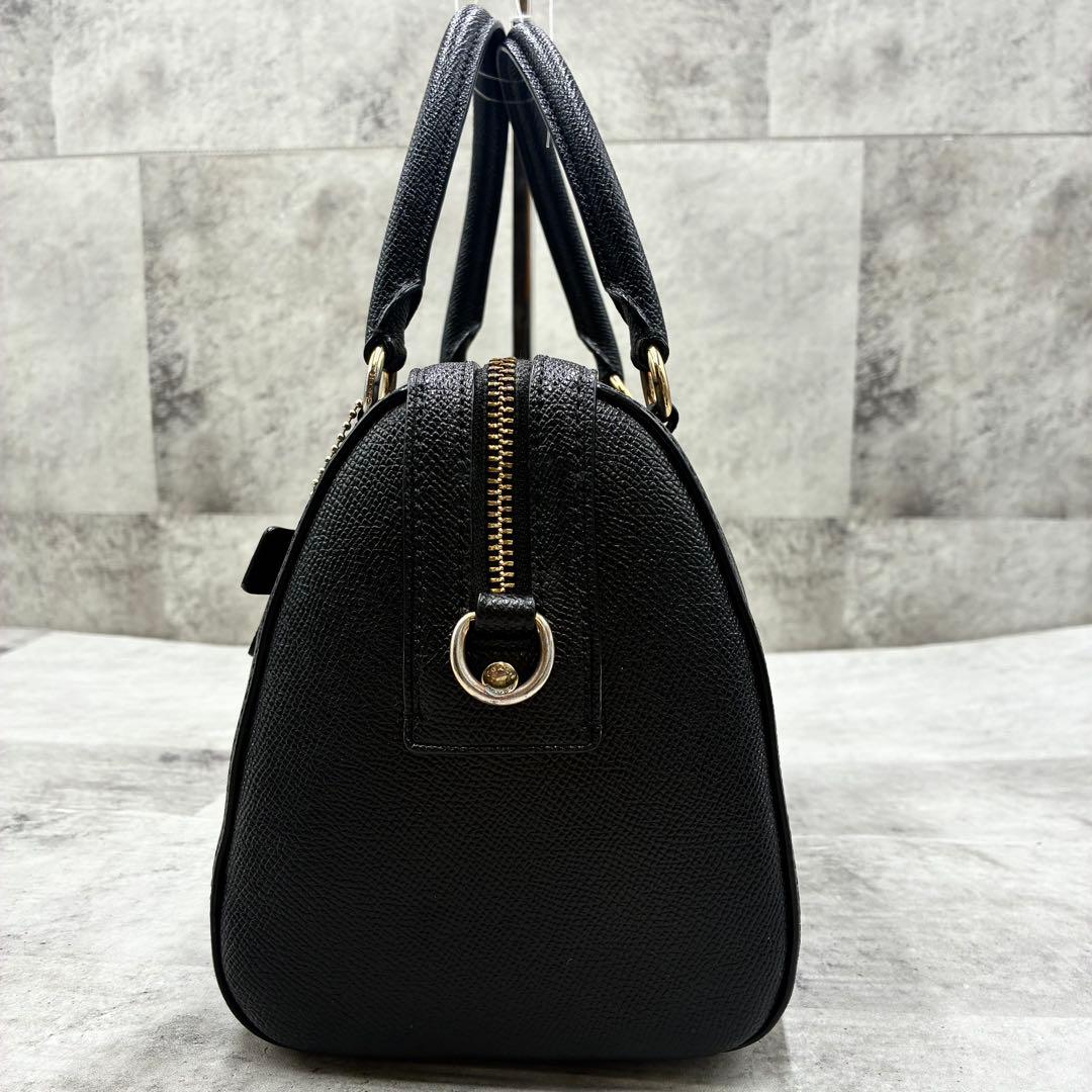 ✨美品✨コーチ　ローアンサッチェル　ショルダーバッグ 2way レザー　ブラック