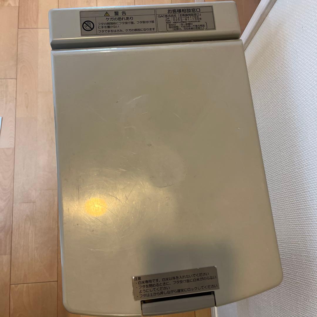 白米専用 電子冷却式 定温 米びつクーラ 取説付き