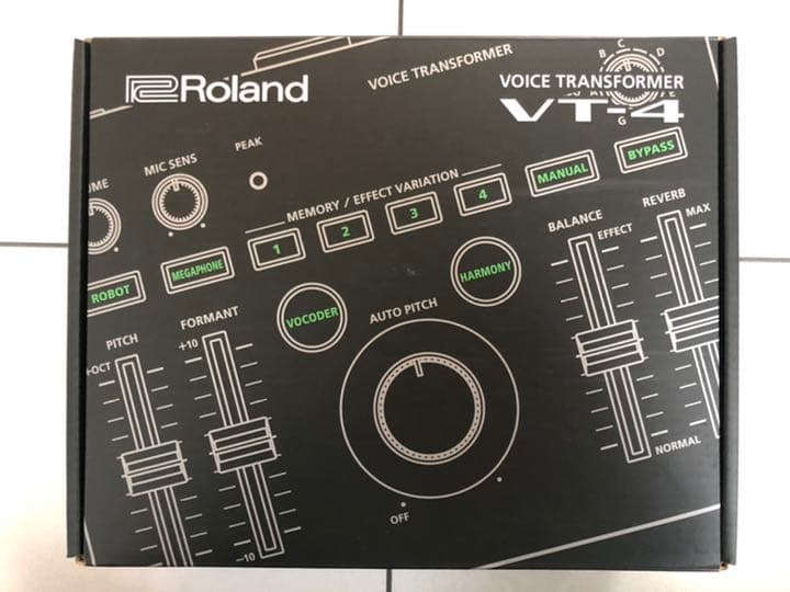 Roland VT-4 ボイスチェンジャー Vtuber トランスフォーマー