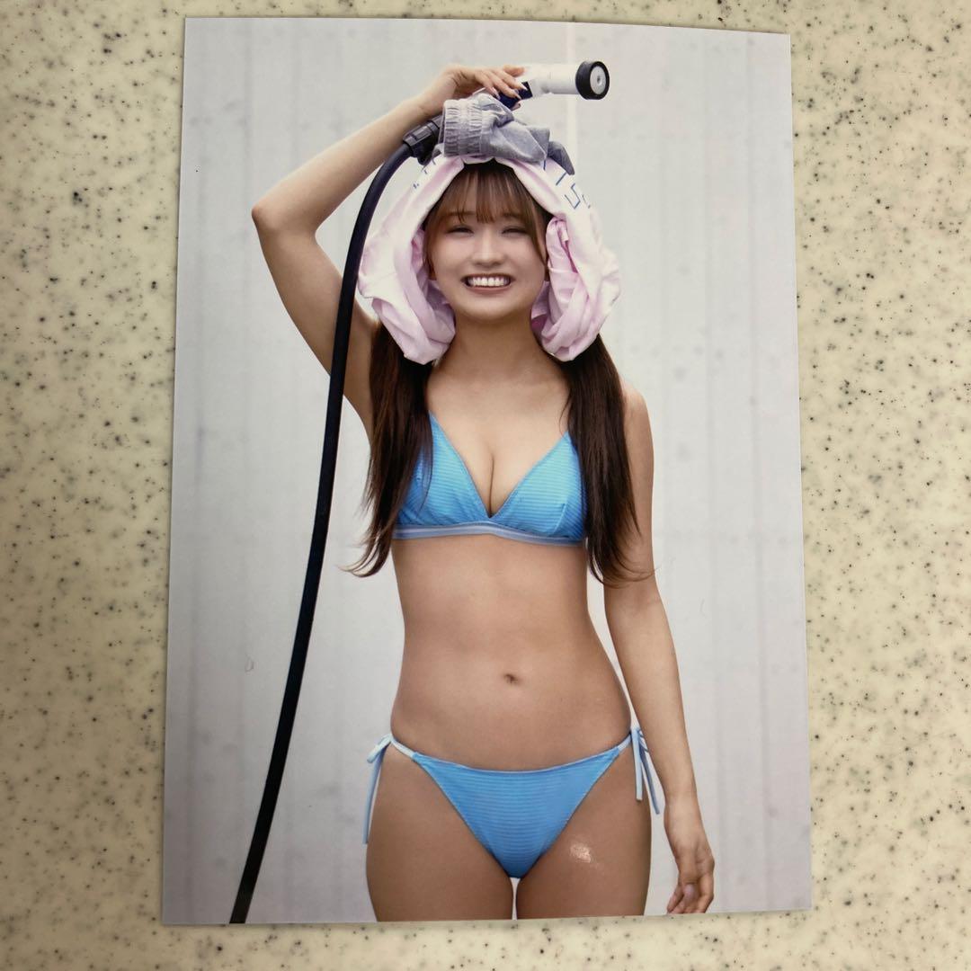 不*神様 森脇梨々夏直筆サイン入りチェキ ビキニ写真3枚セット