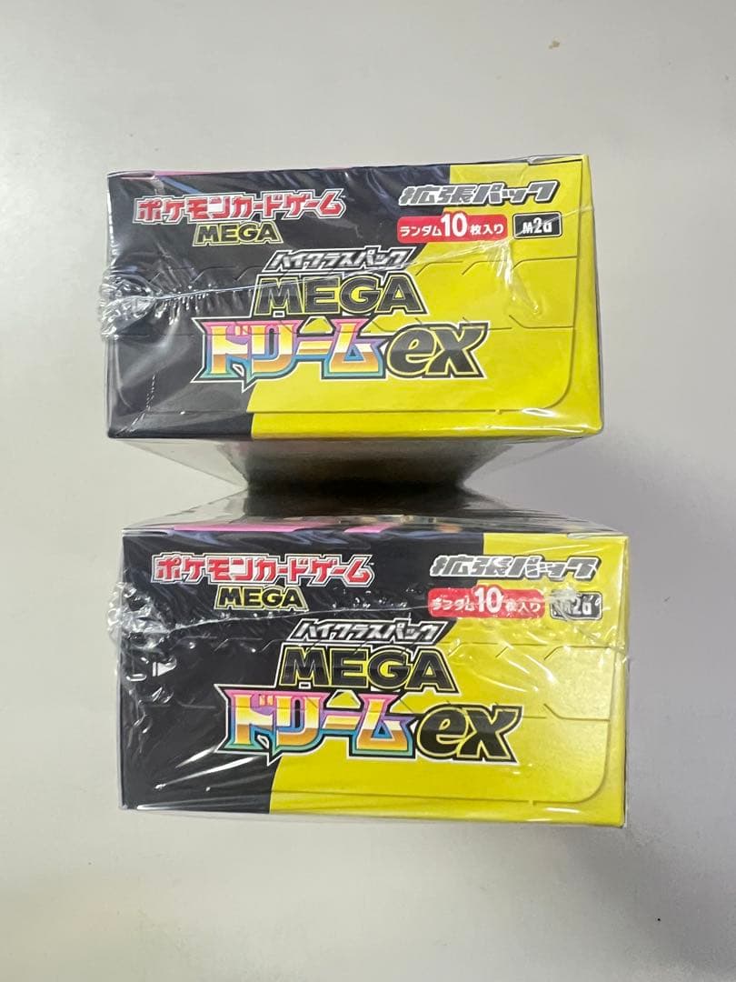 ポケモンカードゲーム メガドリームex シュリンク付き2box
