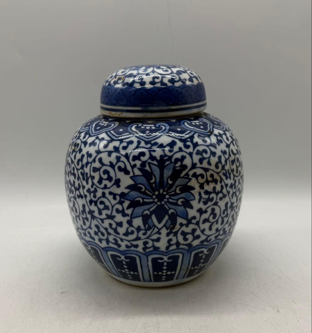 中国 染付 花卉紋壺 茶壺 送料込み260203 - メルカリ