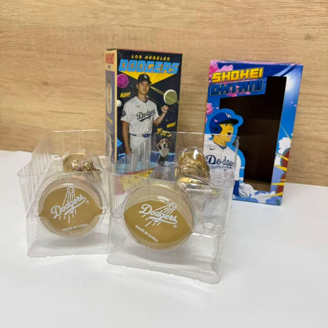 金色 大谷翔平 デコピン バブルヘッド+ボブルヘッド ゴールド