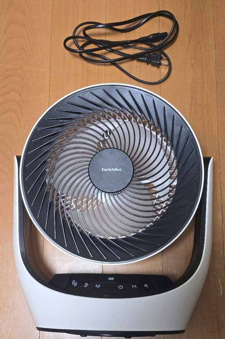 SwitchBot サーキュレーター 充電式バッテリー搭載 静音 首振り