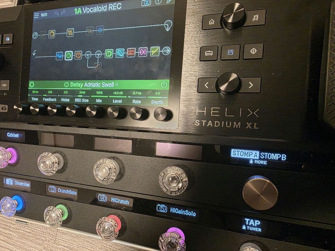 HELIX STADIUM XL エフェクターボード希望により付属