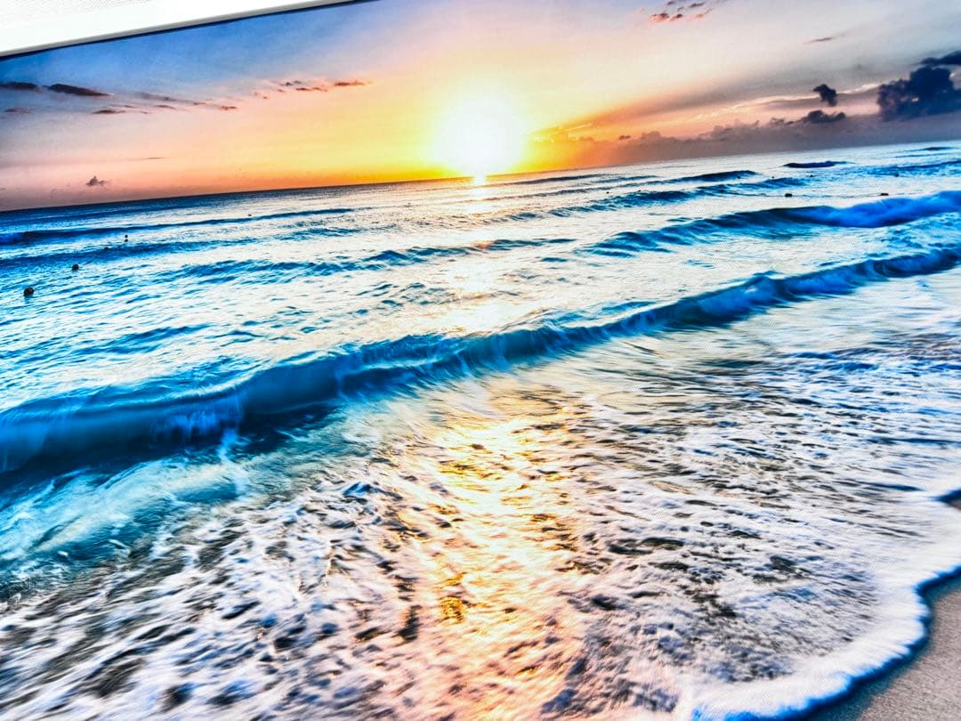 No262フレーム付きキャンバスアート　海の絵画　風景画　ブランドアートポスター