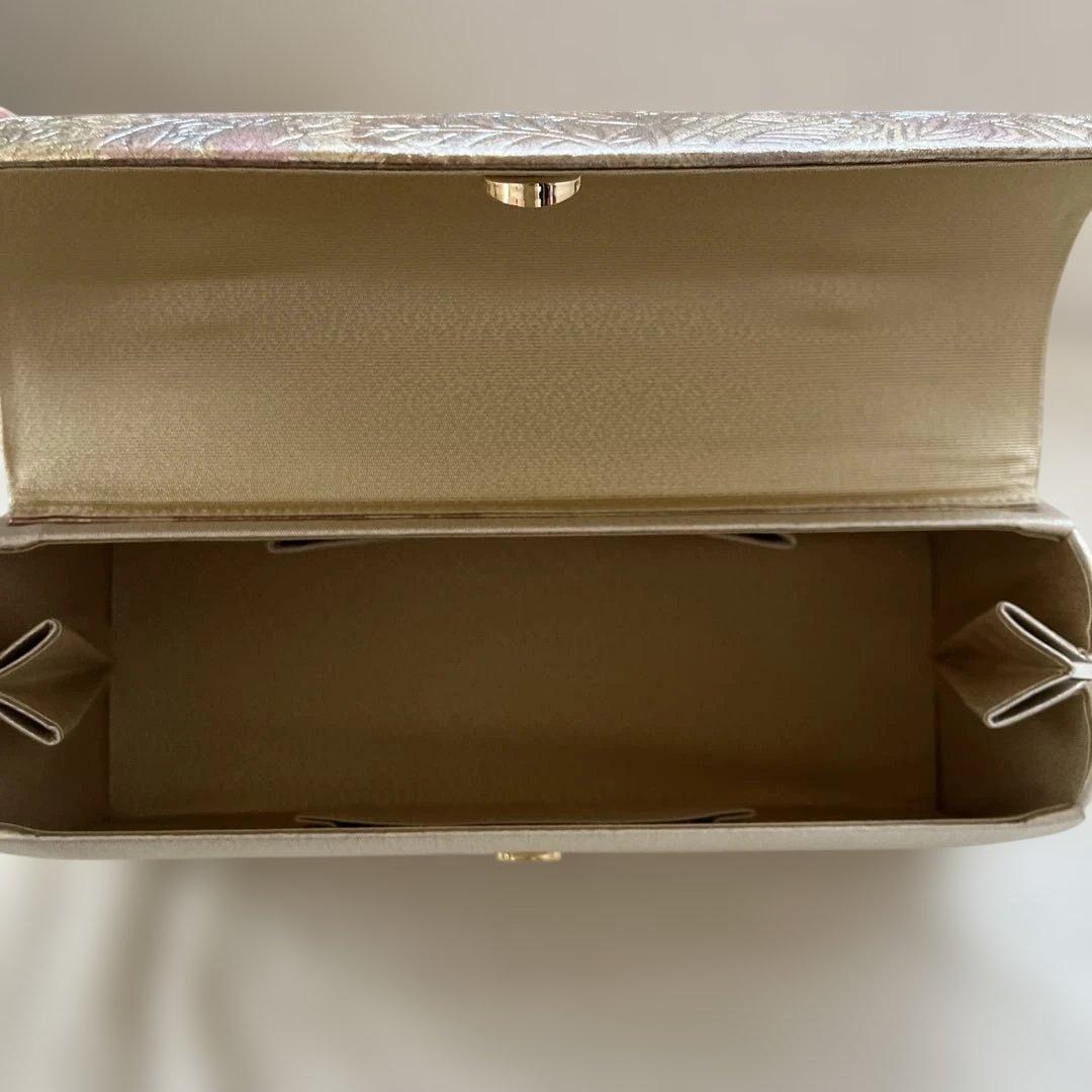 伊と忠 未使用タグ付き金彩クラフト 和装バッグ フォーマルバッグ 高品質