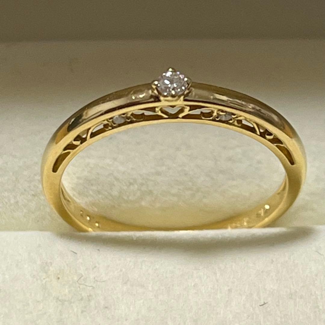 K18ジュエリーツツミ ダイヤモンドリング