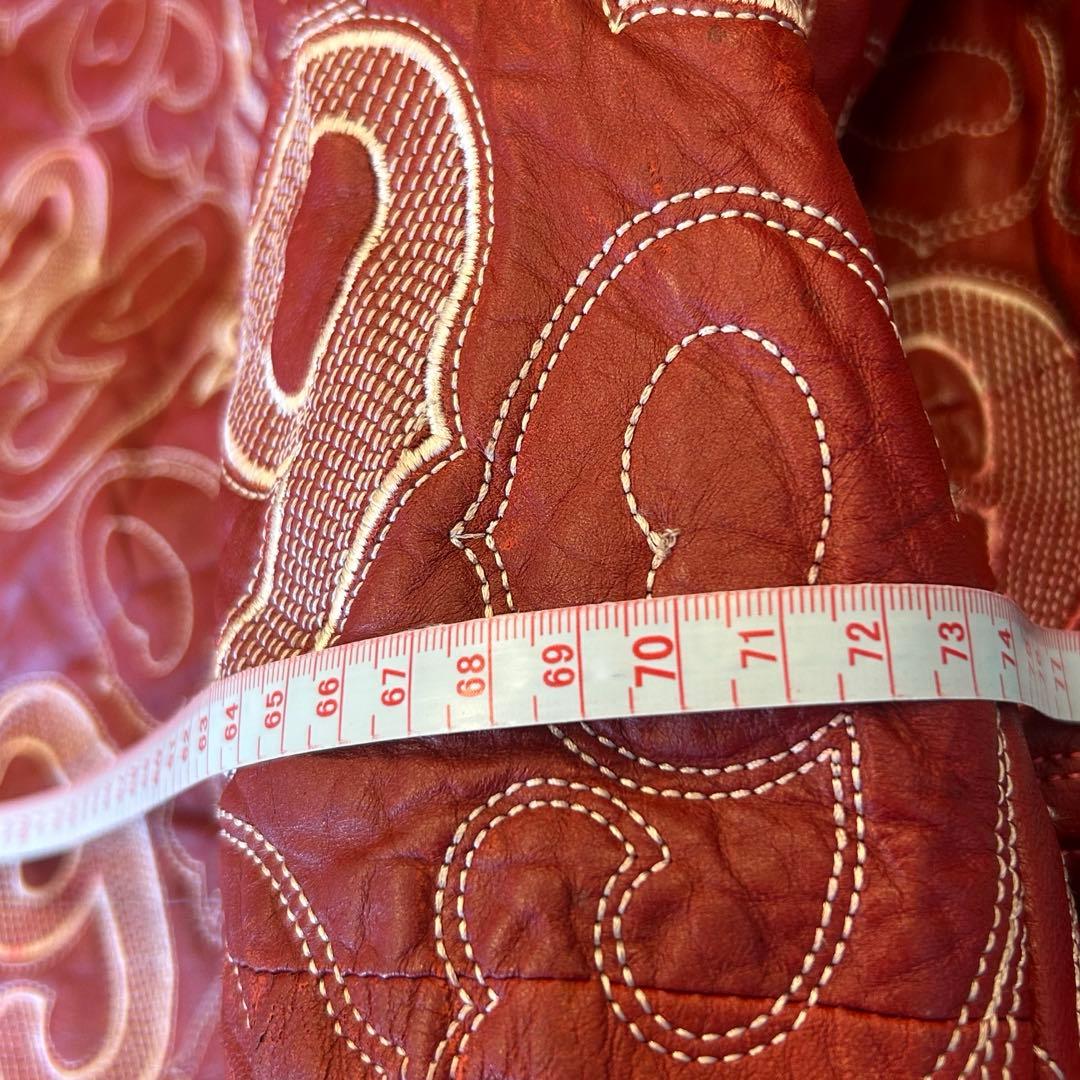 gino green global 00sレザージャケット