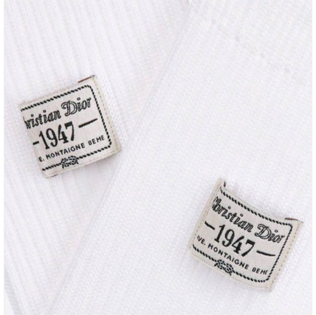 Christian Dior】靴下 ソックス ホワイト 1947 メンズ
