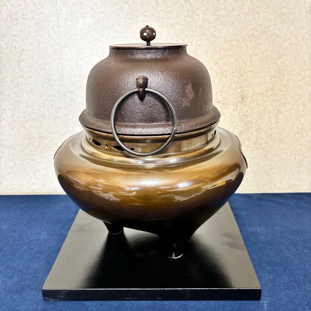 ベストセラーホビー・楽器・アート - 人間国宝敬典造 風炉 茶釜 電熱器