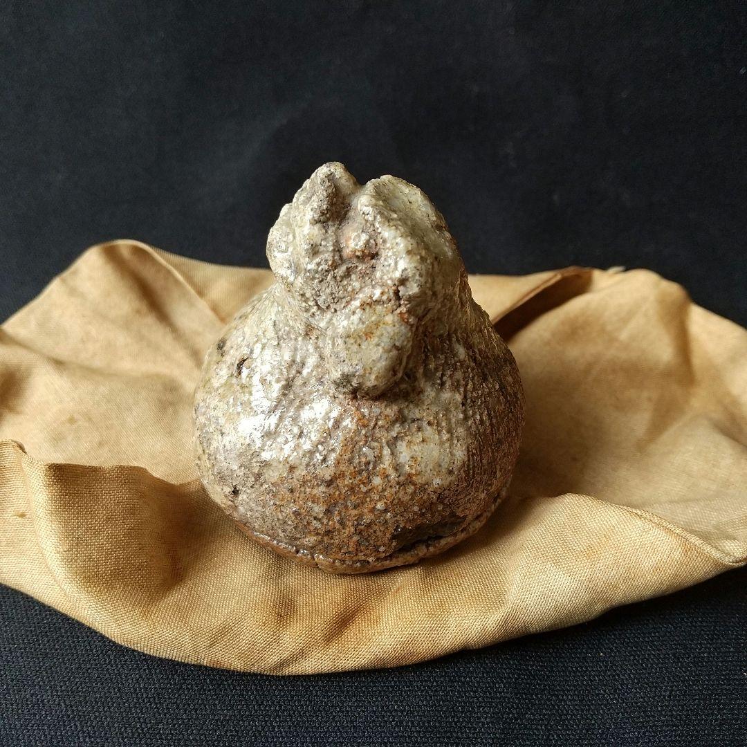 貴重  古信楽  獅子  香合  古箱   箱書あり  茶道具  骨董