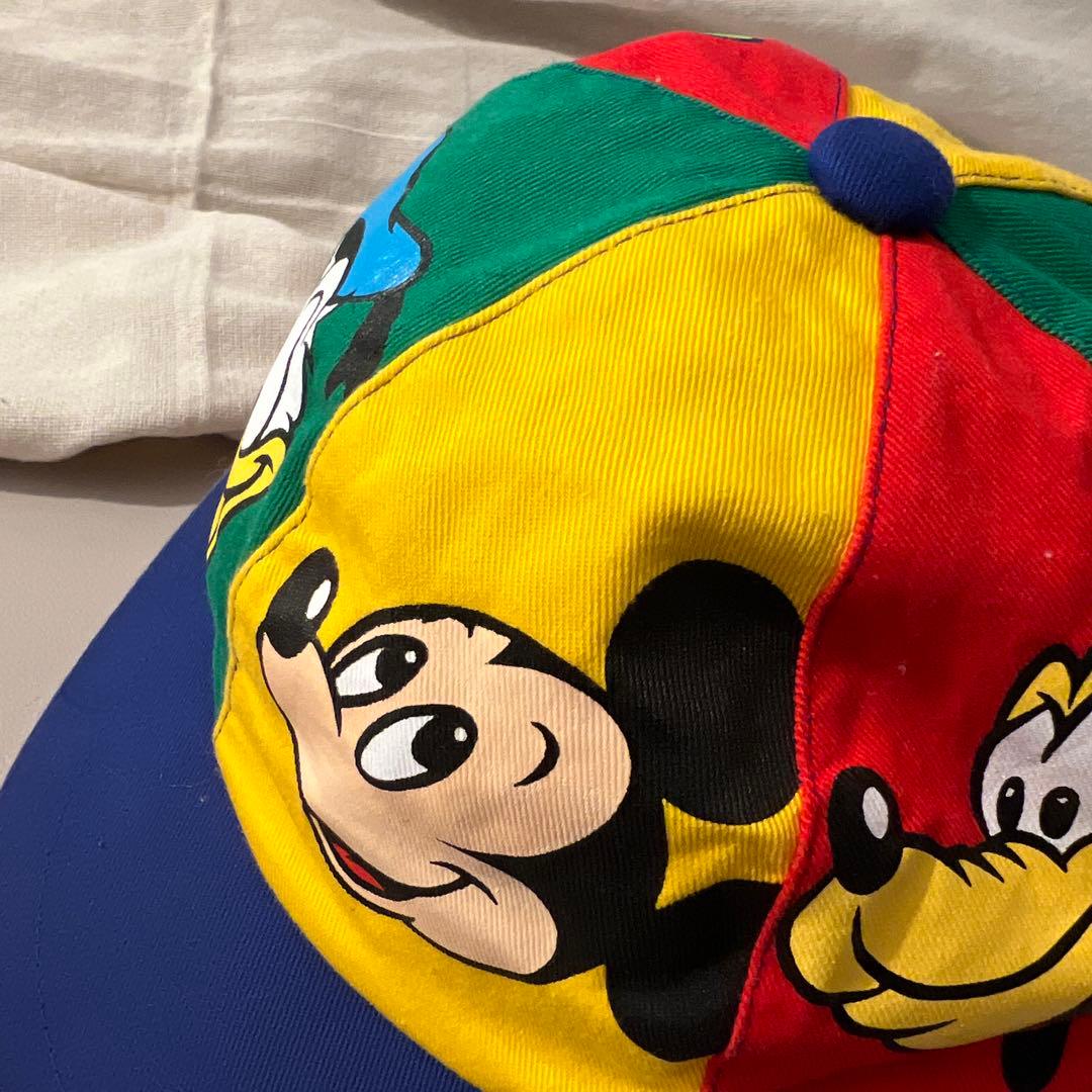 90s 東京ディズニーランド 公式ミッキー プルート キャップ 子供