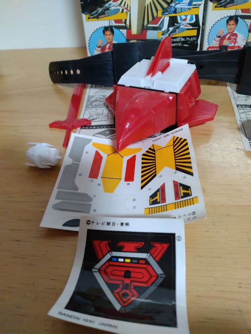 日*4様 鳥人戦隊ジェットマン ジェットイカロス 5セット 食玩｜日