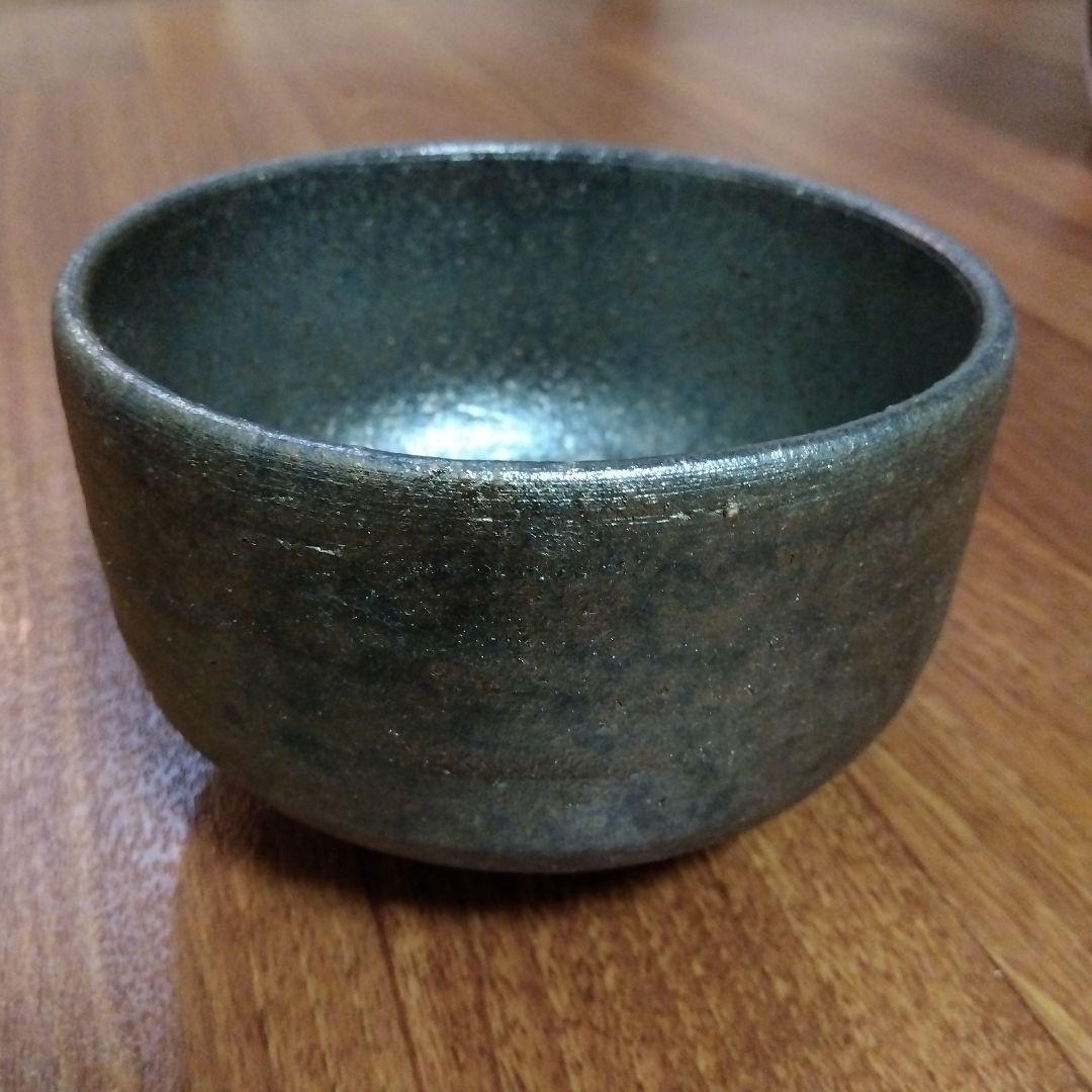 レア】銀色茶碗 シルバーカラー SILVER COLOR 抹茶茶碗 茶道具