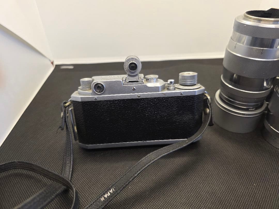 希少アンティークCanon カメラ レンズ4本 ファインダー2個付き