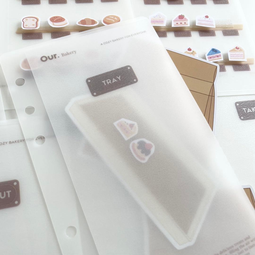 早い者勝ち 韓国 貯金 バインダー カバー リフィル ベーカリー