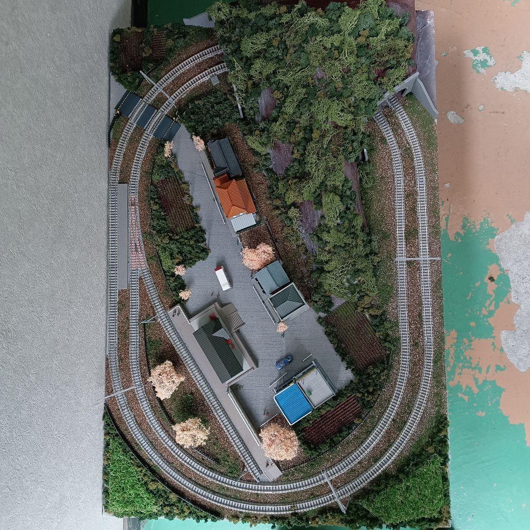 【特大サイズ】鉄道模型 Nゲージ 複線 ジオラマレイアウト 完成品