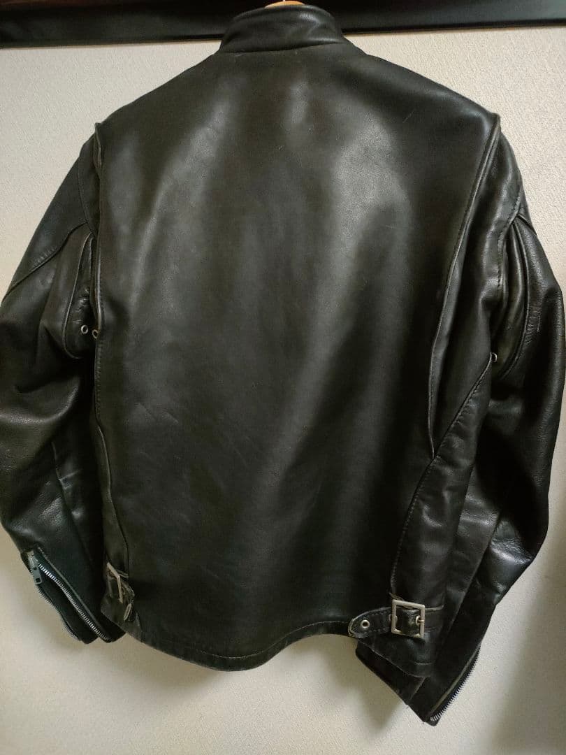 最新 Schott シングル ライダースジャケット 641sp 36