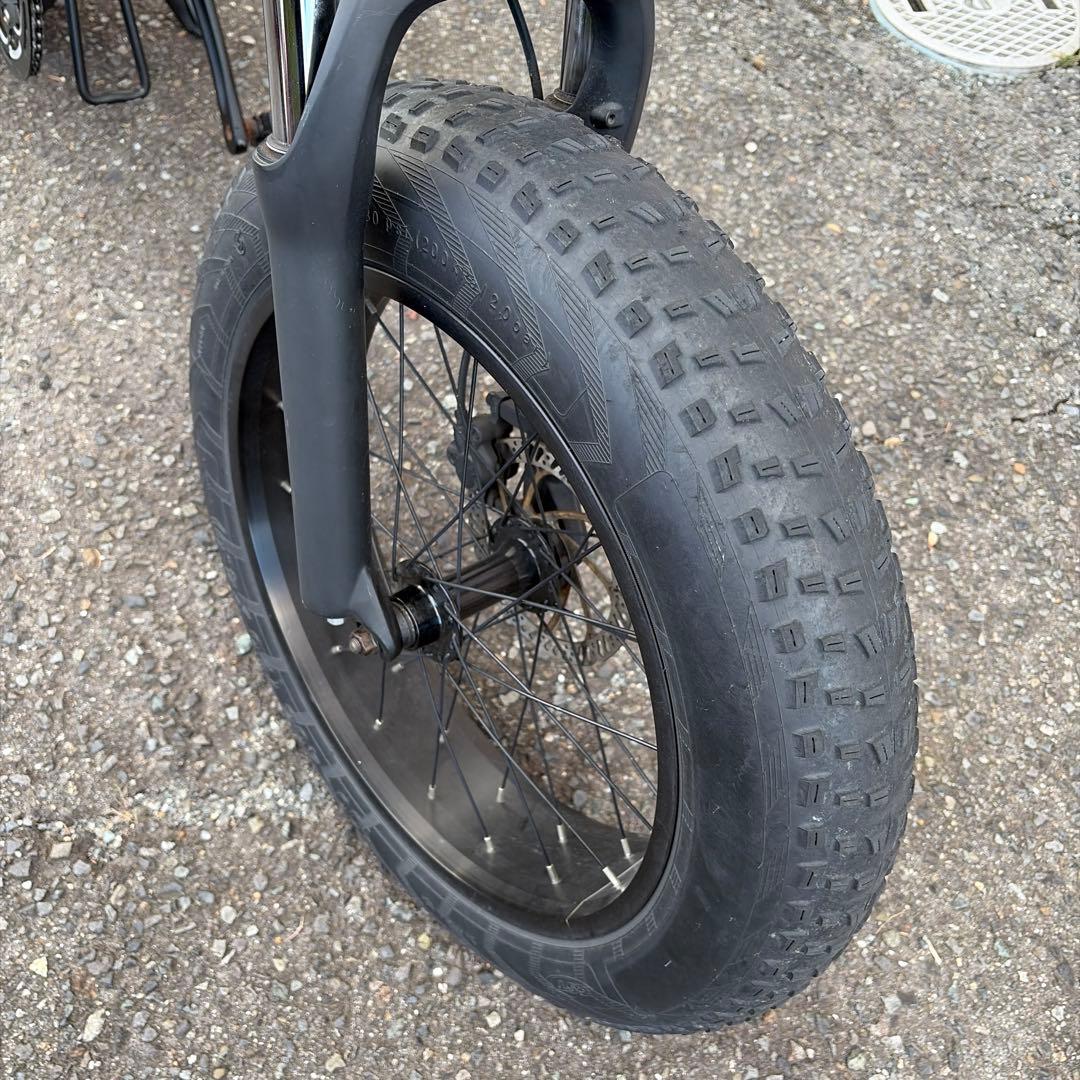 Daikon　MATEX電動アシスト自転車折りたたみ式ファットバイク黒