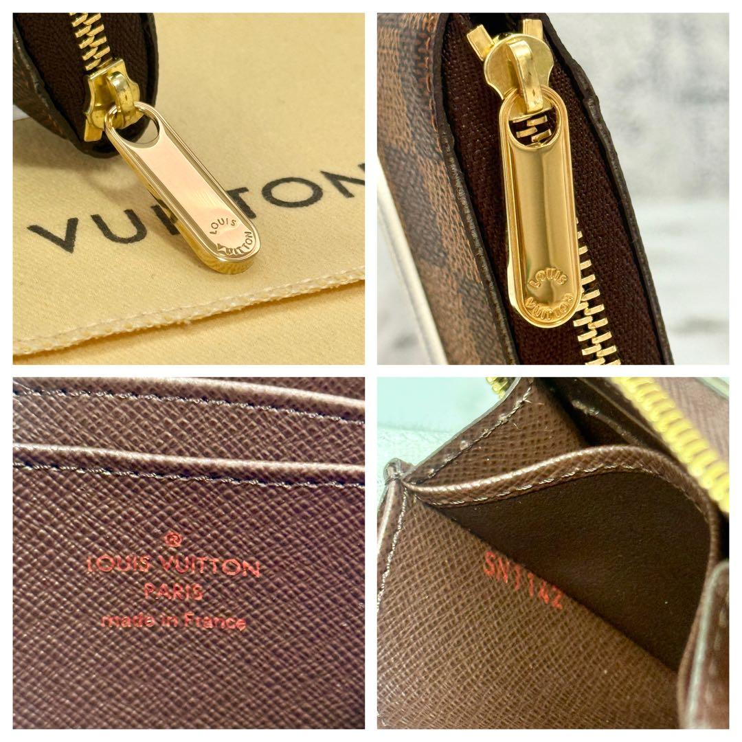 【新品同様】LOUIS VUITTON ヴィトン ダミエ パース 小銭入れ