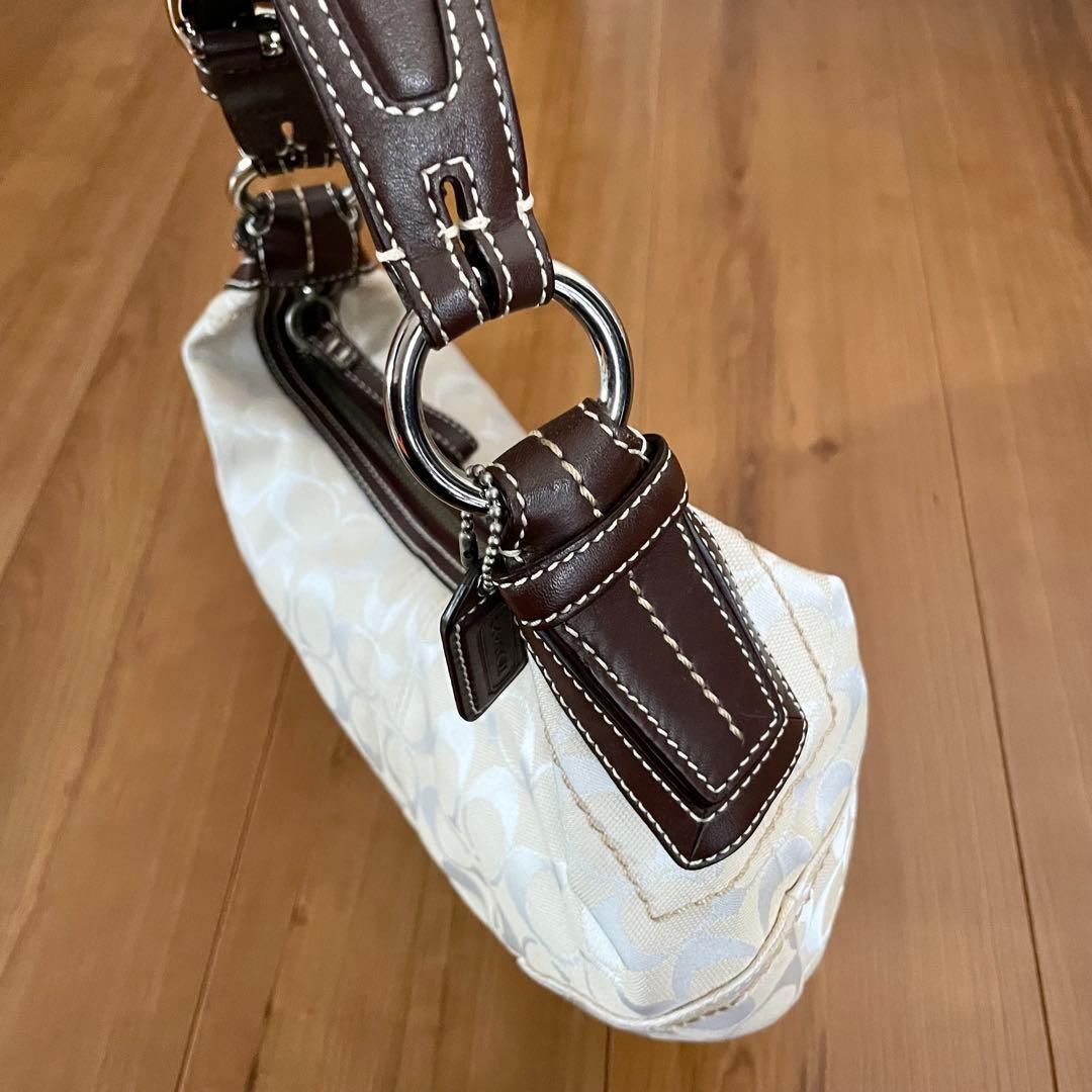 【美品】COACH ワンショルダーバッグ 10074 シグネチャー ソーホー