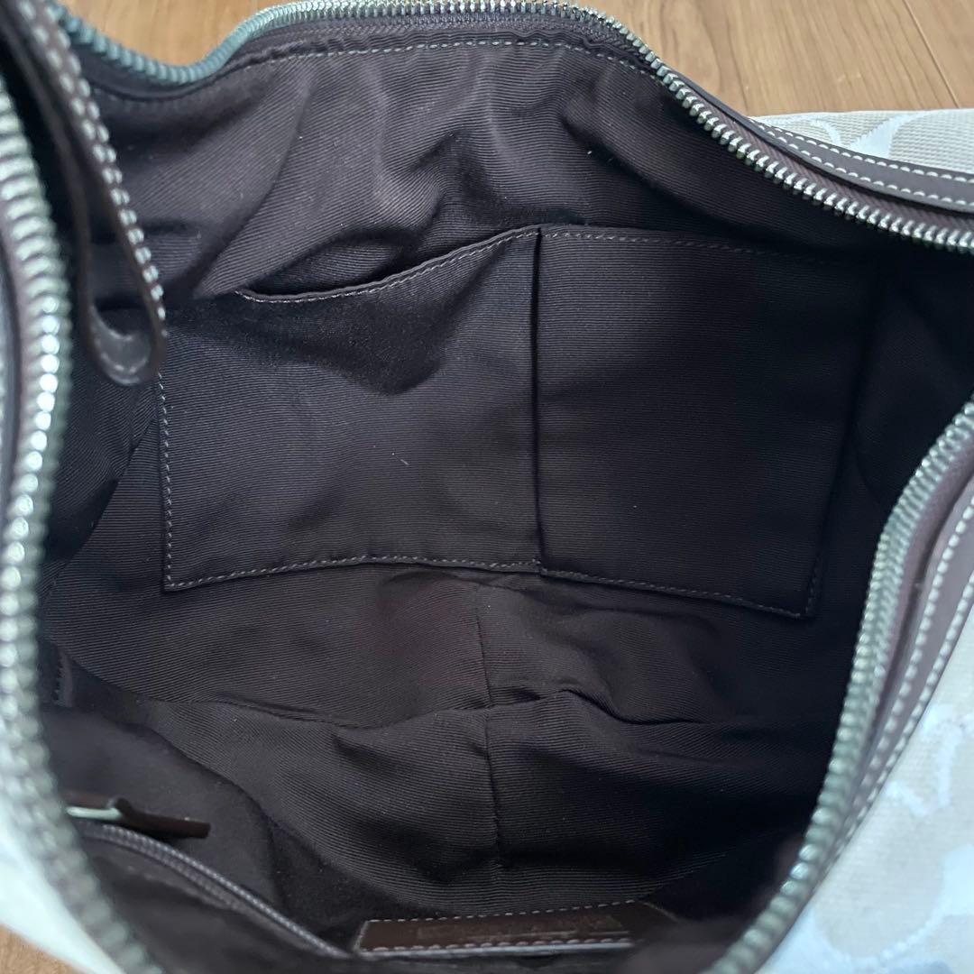 【美品】COACH ワンショルダーバッグ 10074 シグネチャー ソーホー