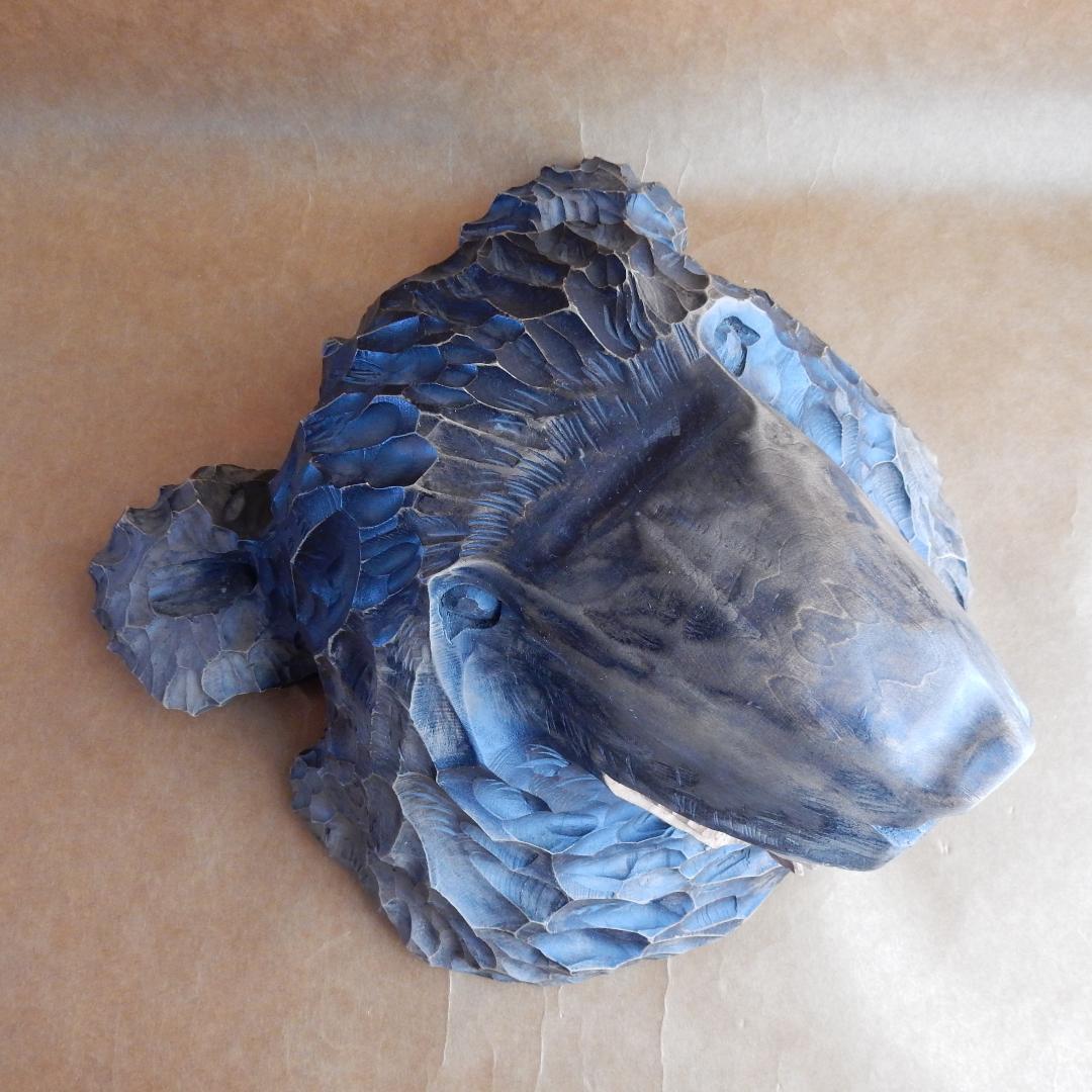 K158 オールドバカラ ガラス金絵 水次 デキャンタ 高さ38㎝ 木箱付