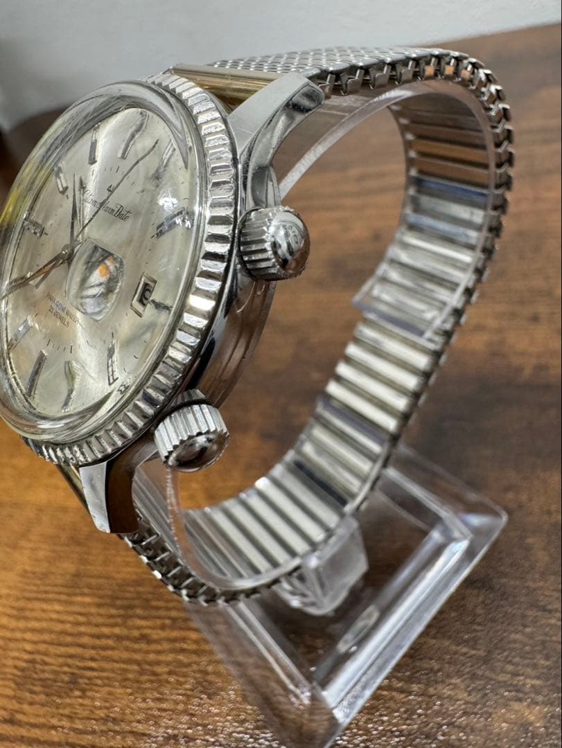 激レア シチズン ALDS 51301a-Y 銀文字盤 稼働 デッドストック