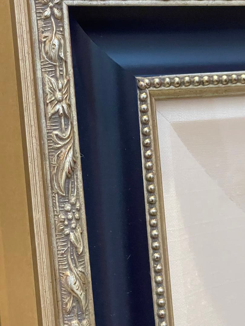 ヒロヤマガタ 直筆サイン シルクスクリーン 姫路城 桜