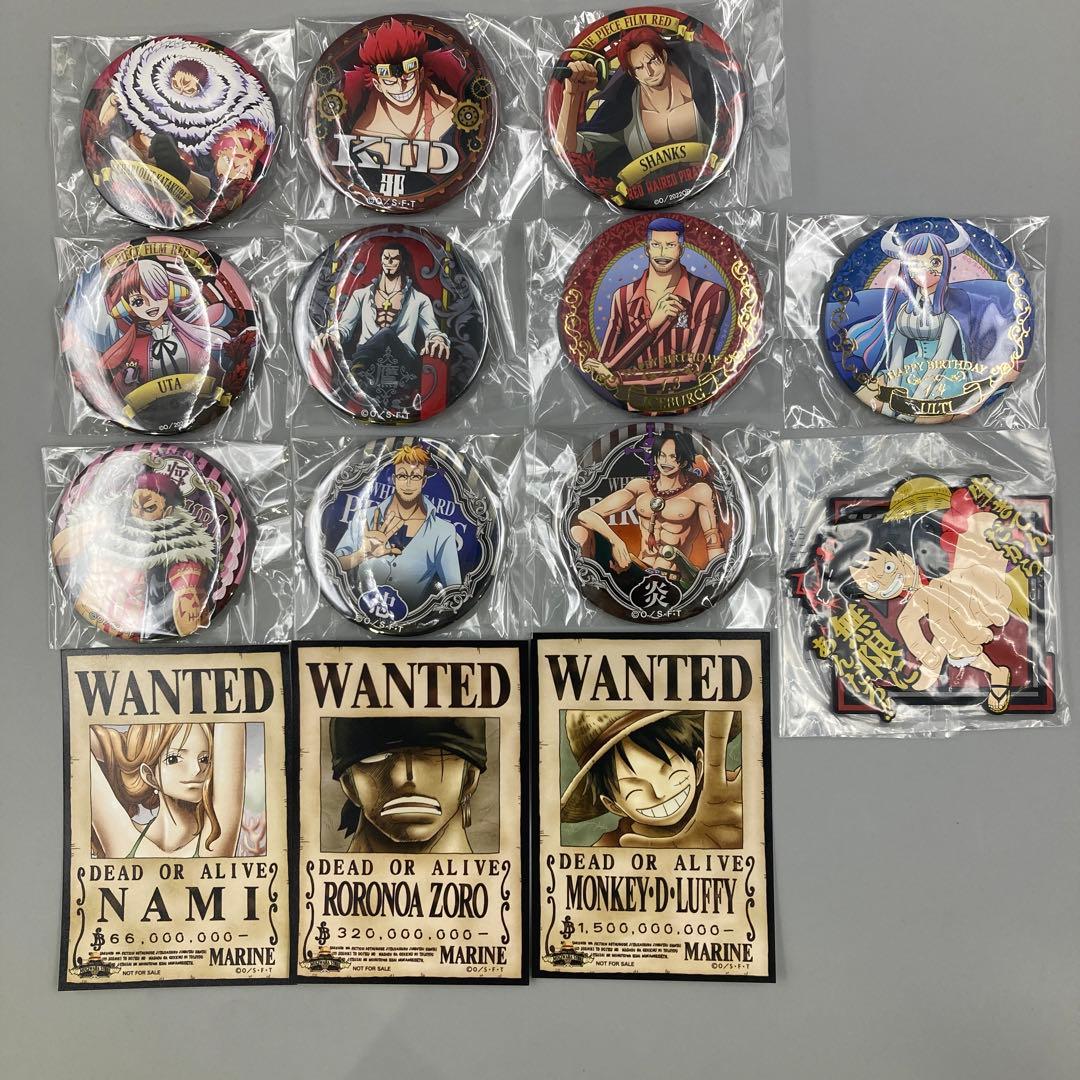 ワンピース 輩缶バッジandバースデイ缶バッジ 日本限定 - メルカリ