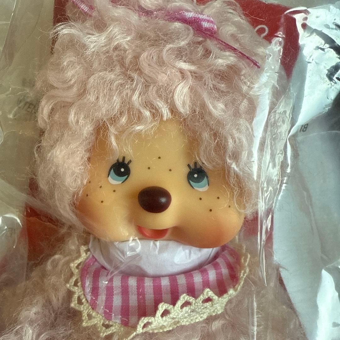 ボア ロング くすみピンク モンチッチ 日本未発売 海外 レア 再出品予定無し