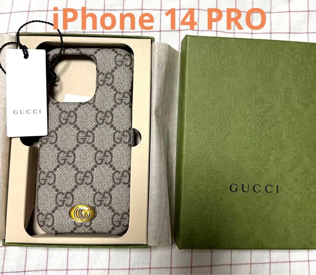グッチGucci iPhone14PRO MAX スマホケース新品未使用
