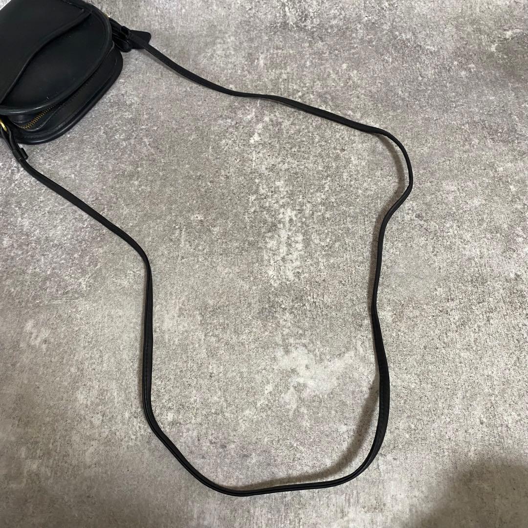 オールドコーチ　ショルダーバッグ　グラブタンレザー　9017 USA製　黒