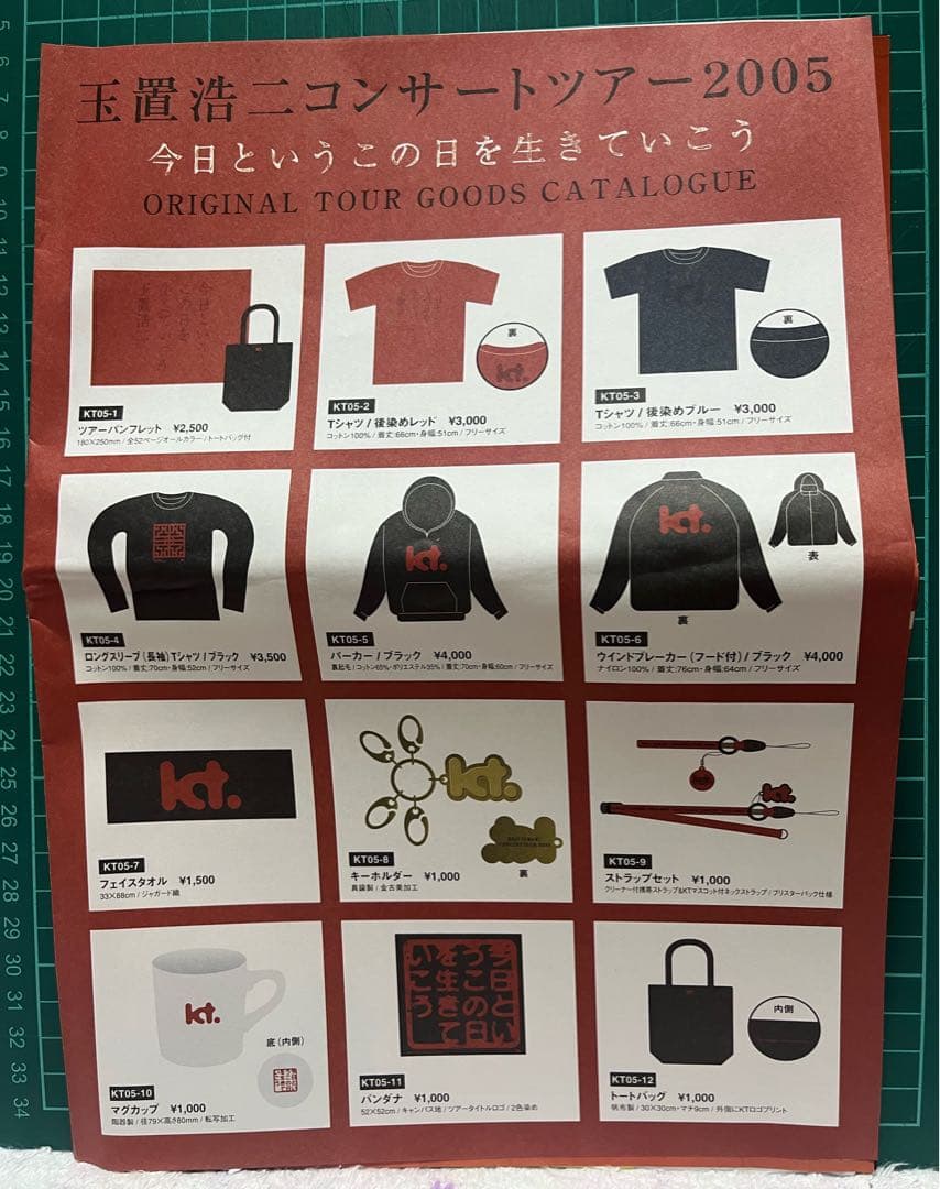 な*お様 玉置浩二「今日というこの日を生きていこう2005」Tour