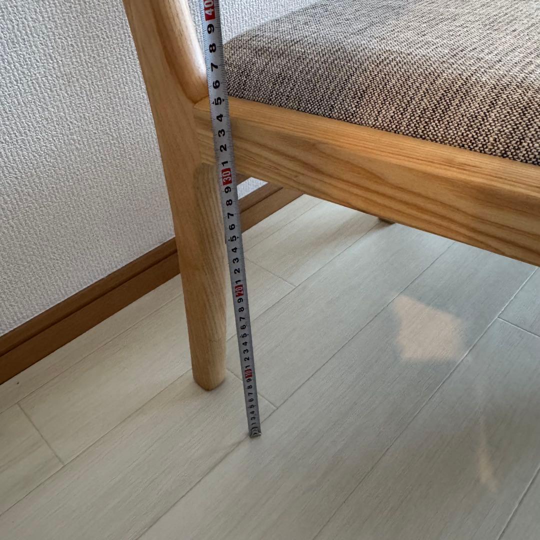 定価49580円　北欧風　天然木 ダイニング3点セット