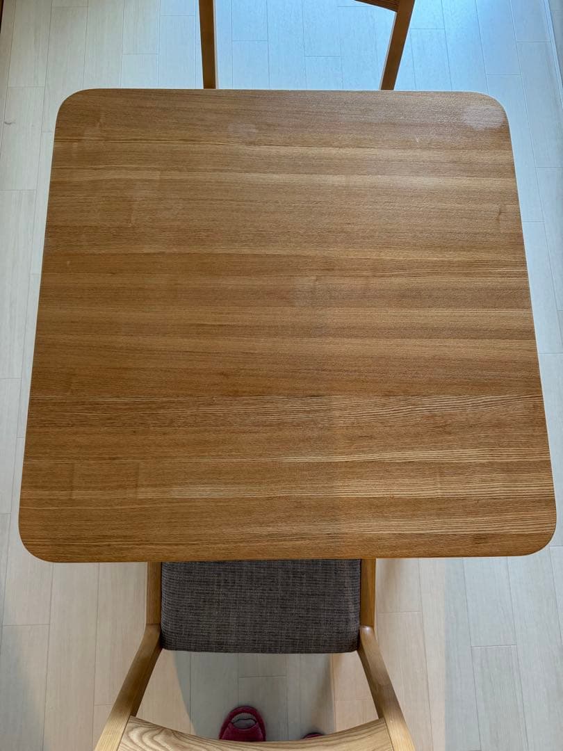 定価49580円　北欧風　天然木 ダイニング3点セット