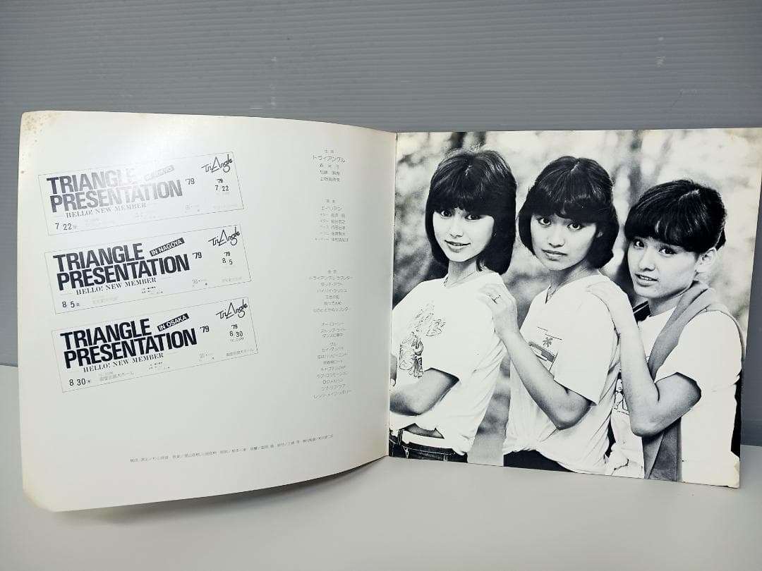昭和レトロ【トライアングル】グッズまとめ売りパネル 生写真 サイン入りポスター他