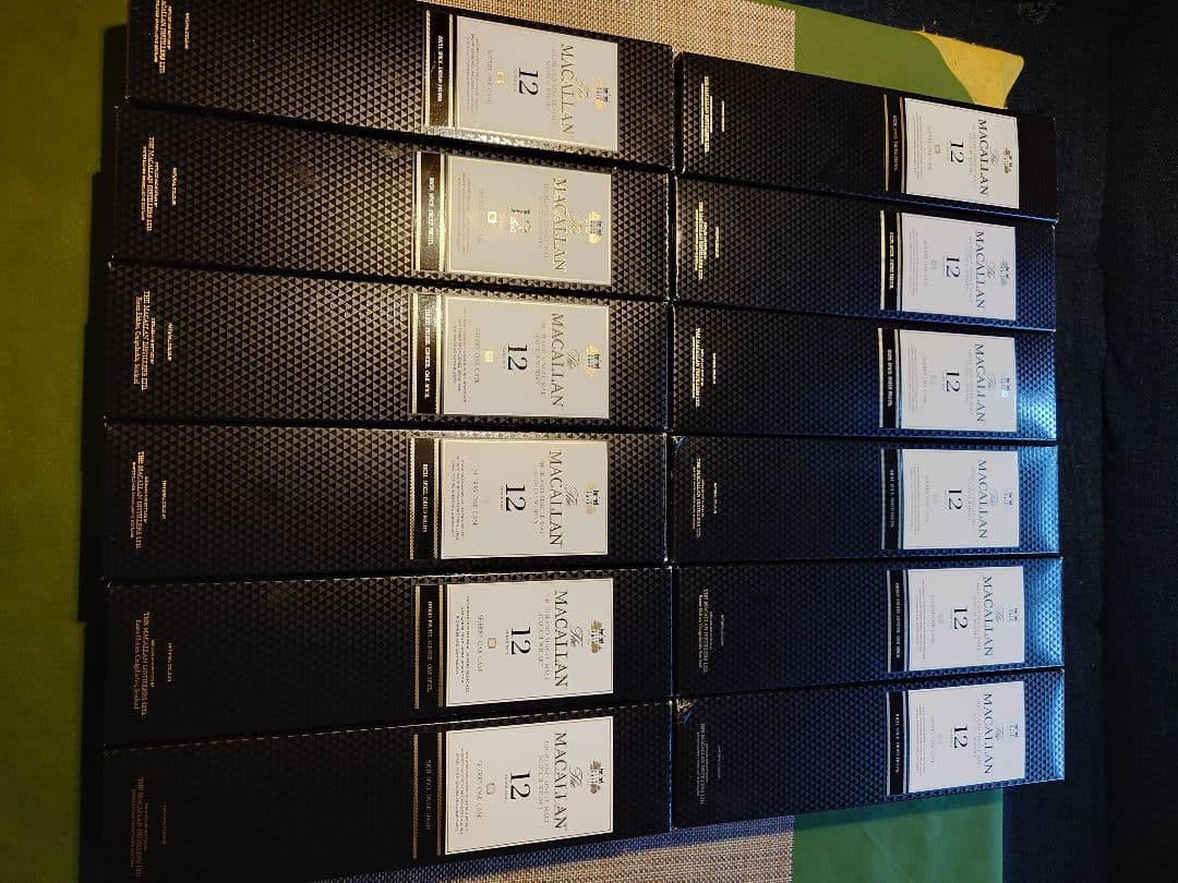 空ビン！The Macallan 12 Year Old 12本セット 空ビン！The Macallan 12 Year Old 12本セット