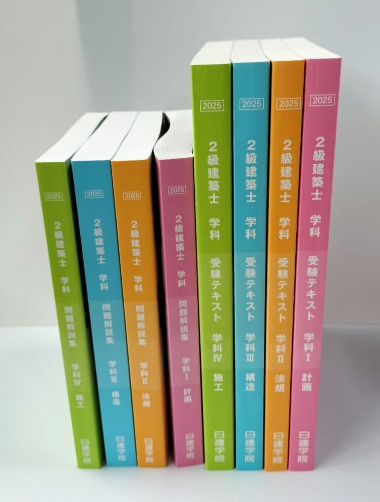 〇2025年版 2級建築士 【学科教材セット】＋【建築基準法関係法令
