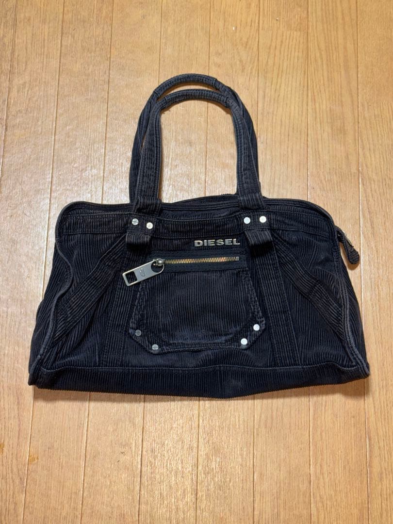 DIESEL archive metal logo ショルダーバッグ Y2K