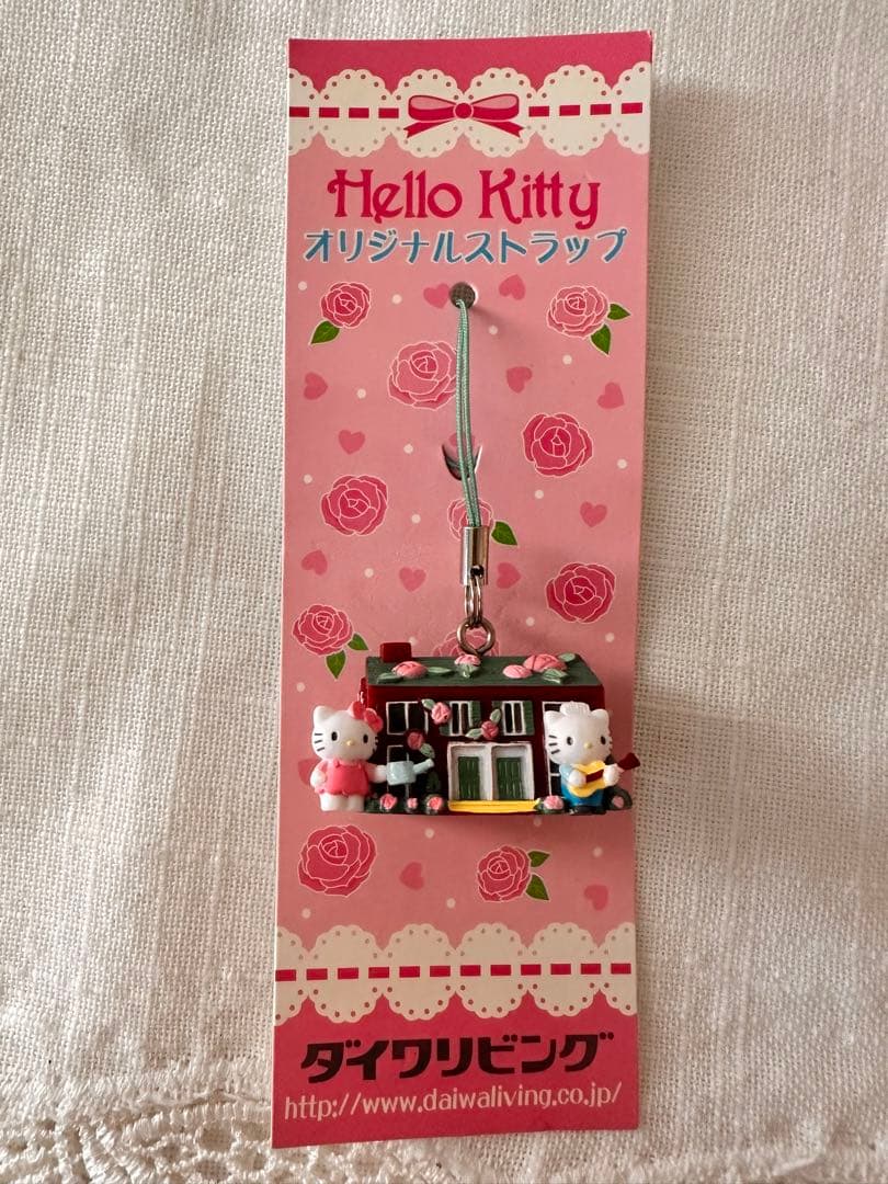 【非売品】ダイワリビング ハローキティストラップ Hello Kitty2006