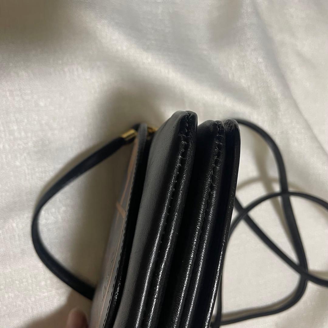 ✨希少美品 KENZO FUKUI 福井謙三 窓 ショルダーバッグ レザー 本革